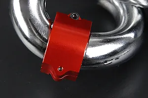 Rovan Chrome Silenced Exhaust w/ Red Metal Mounted Clamp image 86551