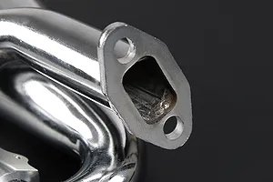 Rovan Chrome Silenced Exhaust w/ Red Metal Mounted Clamp image 86552