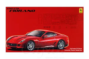 Fujimi 1/24 Ferrari 599GTB w/ Etching Parts Model Kit