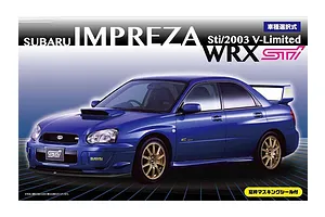 Fujimi 1/24 2003 Subaru Impreza WRX STI V-Limited Car Scaled Plastic Model Kit image 86654