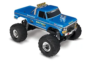 Traxxas Bigfoot No. 1 RC Monster Truck Electric 2WD 1/10 Scale RTR - Blue image 86799