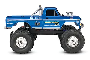 Traxxas Bigfoot No. 1 RC Monster Truck Electric 2WD 1/10 Scale RTR - Blue image 86800