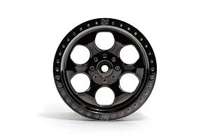 HPI 3.3" Savage 6-Spoke Black Chrome Rims 2Pcs image 8684