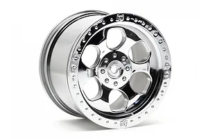 HPI 3.3" Savage 6-Spoke Chrome Rims 2Pcs image 8689
