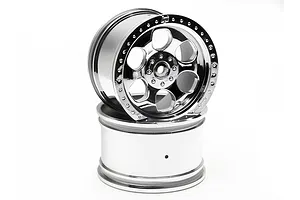 HPI 3.3" Savage 6-Spoke Chrome Rims 2Pcs image 8690