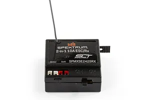 Spektrum 10A Brushed ESC & Receiver 2-in-1 Combo image 87024