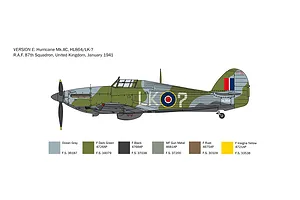 Italeri 1/48 Hawker Hurricane Mk.II C Fighter Model Kit image 87265