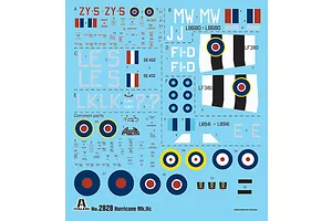 Italeri 1/48 Hawker Hurricane Mk.II C Fighter Model Kit image 87270