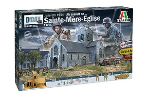 Italeri 1/72 Battle of Normandy Sainte-Mere-Eglise 6 June 1944 Model Kit image 87285