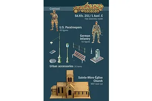 Italeri 1/72 Battle of Normandy Sainte-Mere-Eglise 6 June 1944 Model Kit image 87287