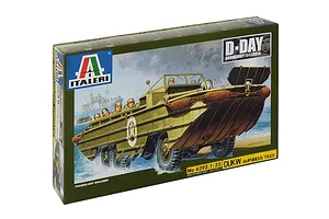 Italeri 1/35 DUKW 2½ GMC "D DAY Eighty Years" Amphibious Truck Scaled Plastic Model Kit image 87289