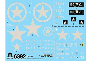 Italeri 1/35 DUKW 2½ GMC "D DAY Eighty Years" Amphibious Truck Scaled Plastic Model Kit image 87291