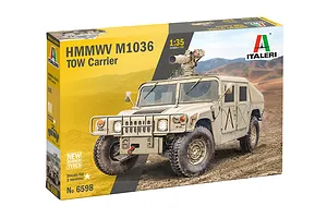 Italeri 1/35 Humvee HMMWV M966 TOW Carrier Model Kit image 87292