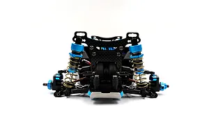Yeah Racing Black/Blue Aluminium XV-02 Essential Conversion Kit image 87393