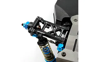 Yeah Racing Black/Blue Aluminium XV-02 Essential Conversion Kit image 87395