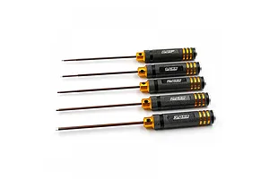 Yeah Racing Black/Gold Aluminium Hex & Lock Nut Drivers w/ Tool Stand image 87423