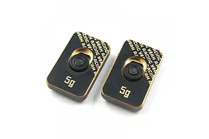 Yeah Racing Black Brass 5g Chassis Balancing Weights 2Pcs