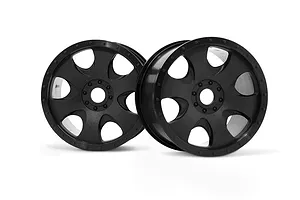 HPI 3.3" Savage Warlock Black Rims 2Pcs image 8748