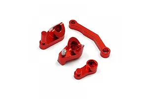 Yeah Racing Red Aluminium Servo Saver Set
