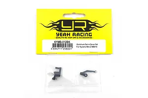 Yeah Racing Black Aluminium Servo Saver Set image 87477