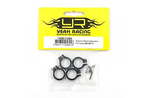 Yeah Racing black aluminium shock clamps for Tamiya BBX in original retail packaging.