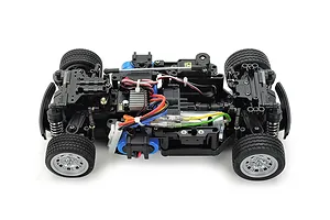 Tamiya MB-01 Fiat Abarth 1000TCR Berlina Corsa RC Rally Car Electric 2WD 1/10 Scale Kit (No ESC) - Blue/Grey image 87651