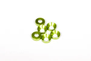 Axial 3x6.9x2mm Aluminium Cone Washers 6Pcs image 8772