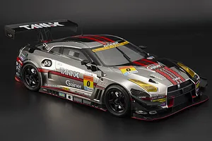 Killerbody 1/10 Gainer Tanax GT-R NISMO R35 Unpainted Body Shell Set - Clear image 87759