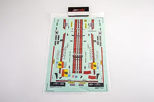 Killerbody 1/10 Gainer Tanax GT-R NISMO R35 Decal Sheet image 87772