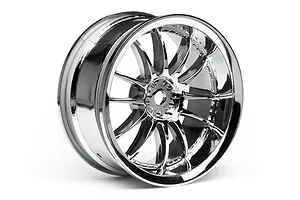 HPI 1.9" (3mm Off-Set) Work XSA 02C Chrome Rims 2Pcs image 8785