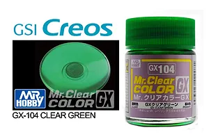 Mr Hobby GX Translucent Green Acrylic Paint 10ml