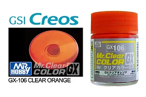 Mr Hobby GX Translucent Orange Acrylic Paint 10ml