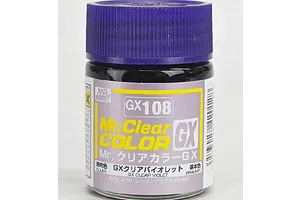 Mr Hobby Translucent Violet Acrylic Paint 10ml image 87958