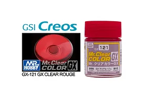 Mr Hobby GX Translucent Rouge Acrylic Paint 10ml image 87965