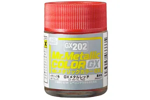 Mr Hobby GX Metallic Red Acrylic Paint 18ml image 2