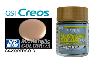 Mr Hobby GX Metallic Red Gold Acrylic Paint 18ml