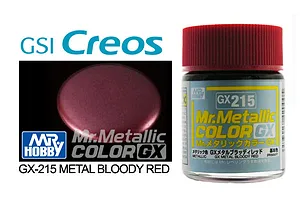 Mr Hobby GX Metallic Bloody Red Acrylic Paint 18ml image 87990