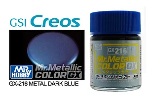 Mr Hobby GX Metallic Dark Blue Acrylic Paint 18ml image 87992