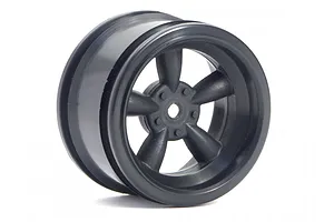 HPI 1.9" (6mm Off-Set) Vintage 5 Spoke Black Rims 2Pcs image 8806