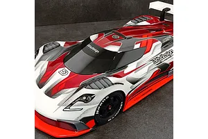 Bittydesign 1/7 ARES-1 Unpainted Body Shell w/ Decals - Clear image 88215