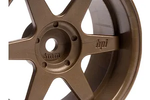 HPI 1.9" (6mm Off-Set) TE37 Bronze Rims 2Pcs image 8824