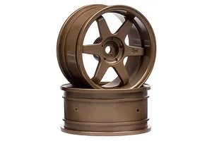 HPI 1.9" (6mm Off-Set) TE37 Bronze Rims 2Pcs image 8826