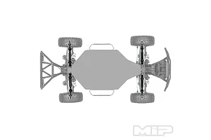 MIP Traxxas 4x4 X-Duty Front and Rear Driveshaft Set image 88253