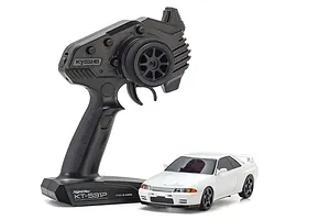 Kyosho Mini-Z Nissan Skyline GT-R N1 (R32) RC Drift Car Electric AWD RTR - White image 88305