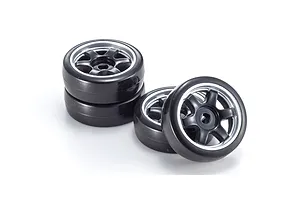 Kyosho Mini-Z Nissan Skyline GT-R (R32) RC Drift Car Electric AWD RTR - Gunmetal image 88316