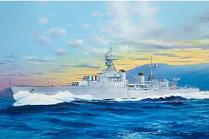 Trumpeter 1/350 French Marseillaise Light Cruiser Scaled Plastic Model Kit image 88347