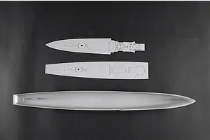 Trumpeter 1/350 French Marseillaise Light Cruiser Scaled Plastic Model Kit image 88351