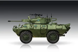 Trumpeter 1/72 V-150 Commando Armoured Personal Carrier with 20mm Cannon Scaled Plastic Model Kit image 88374