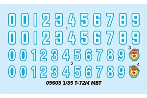 Trumpeter 1/35 T-72M MBT Tank Scaled Plastic Model Kit image 88379