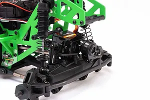 Losi Mini LMT Grave Digger RC Monster Truck Electric 4WD 1/18 Scale RTR - Green image 88394